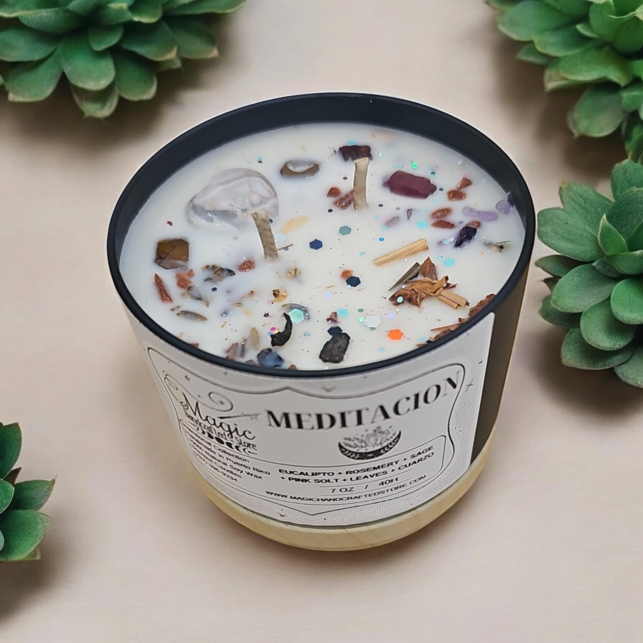 Meditation Intention Candle