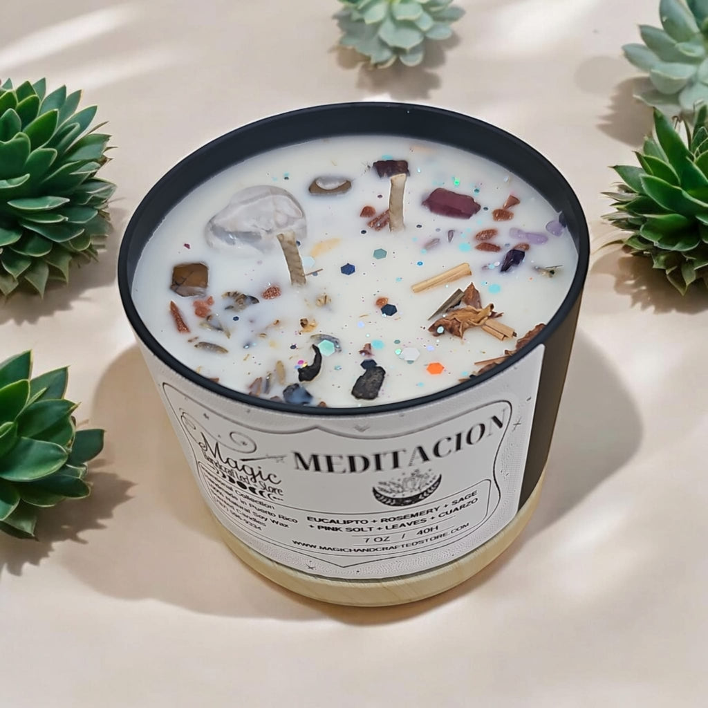Meditation Intention Candle